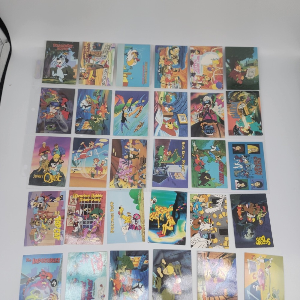 Vtg 1994 Cardz Hanna Barbera Classics Scooby Jetsons Not Complete 34/60
